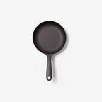 Cast Iron Chef Skillet for Morning Eggs, 7.5-Inch Preseasoned Pan with a Smooth Surface and Curved Sides