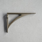 Cast Iron Shelf Bracket, Old Brass
