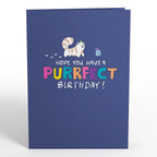 Cat Birthday Pop-Up Greeting Card