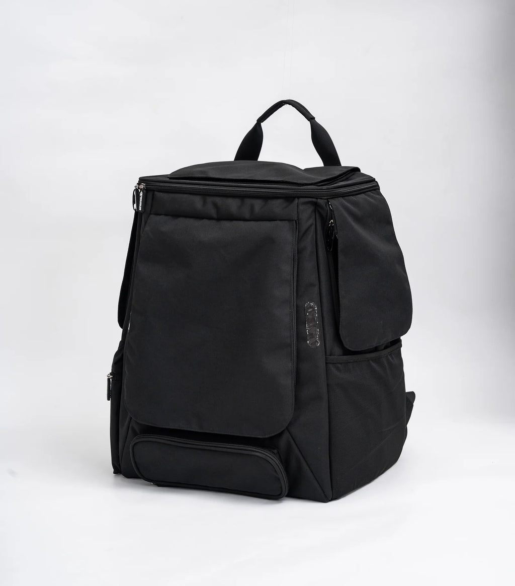Cat Carrier Backpack with Technical Performance Materials and a Design Centered on Feline Curiosity