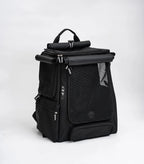 Cat Carrier Backpack with Technical Performance Materials and a Design Centered on Feline Curiosity