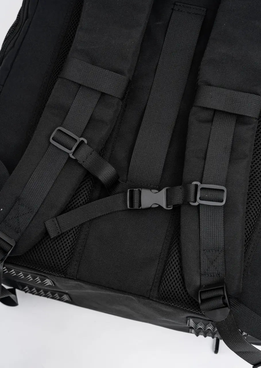 Cat Carrier Backpack with Technical Performance Materials and a Design Centered on Feline Curiosity