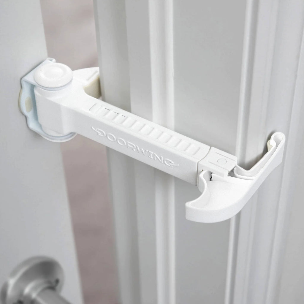Cat Door Latch and Portable Door Stopper