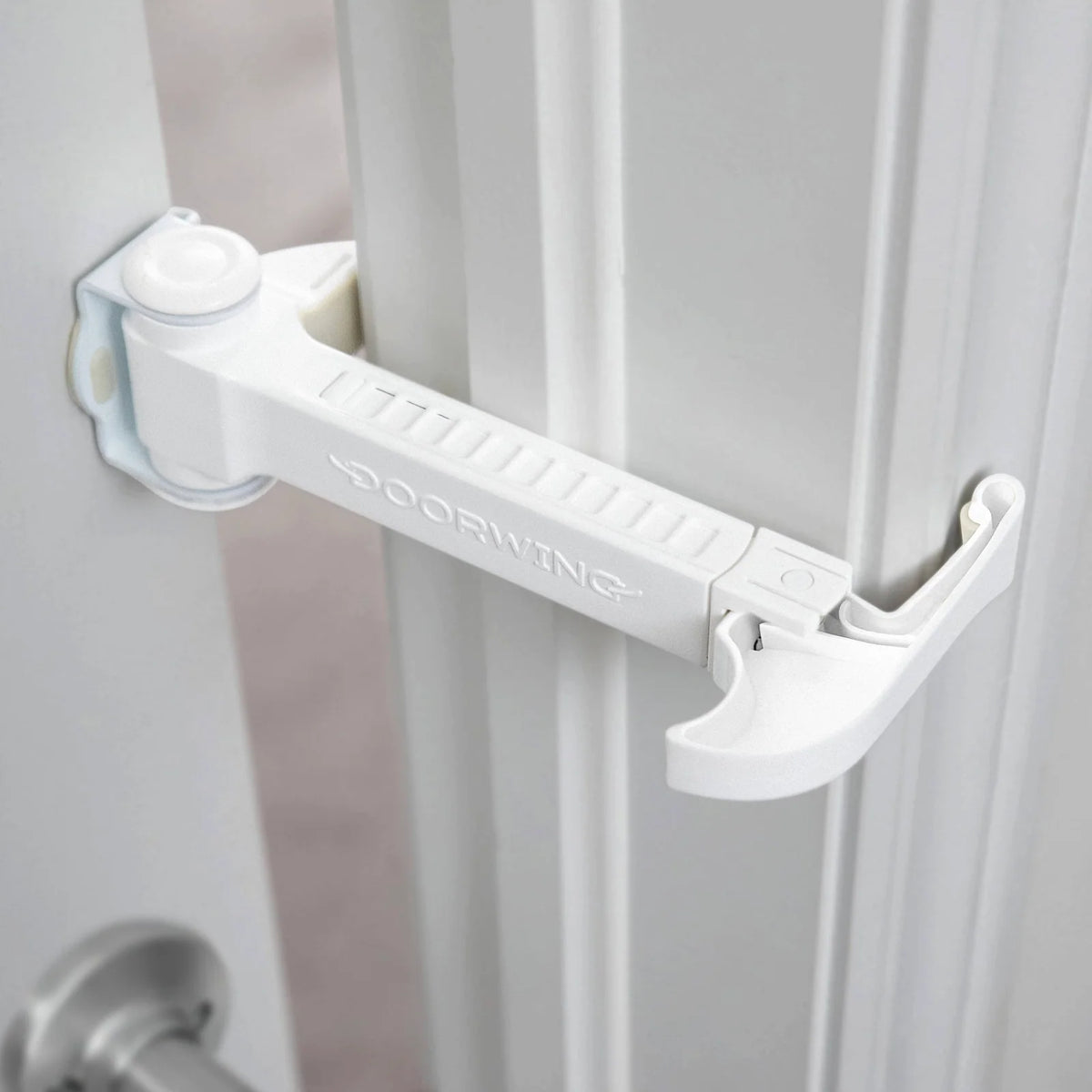 Cat Door Latch and Portable Door Stopper