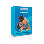 Cat Jigsaw Puzzle in A5 or A3 Sizes with Wooden Pieces and Challenging 12+ Designs for Relaxing Home Puzzling