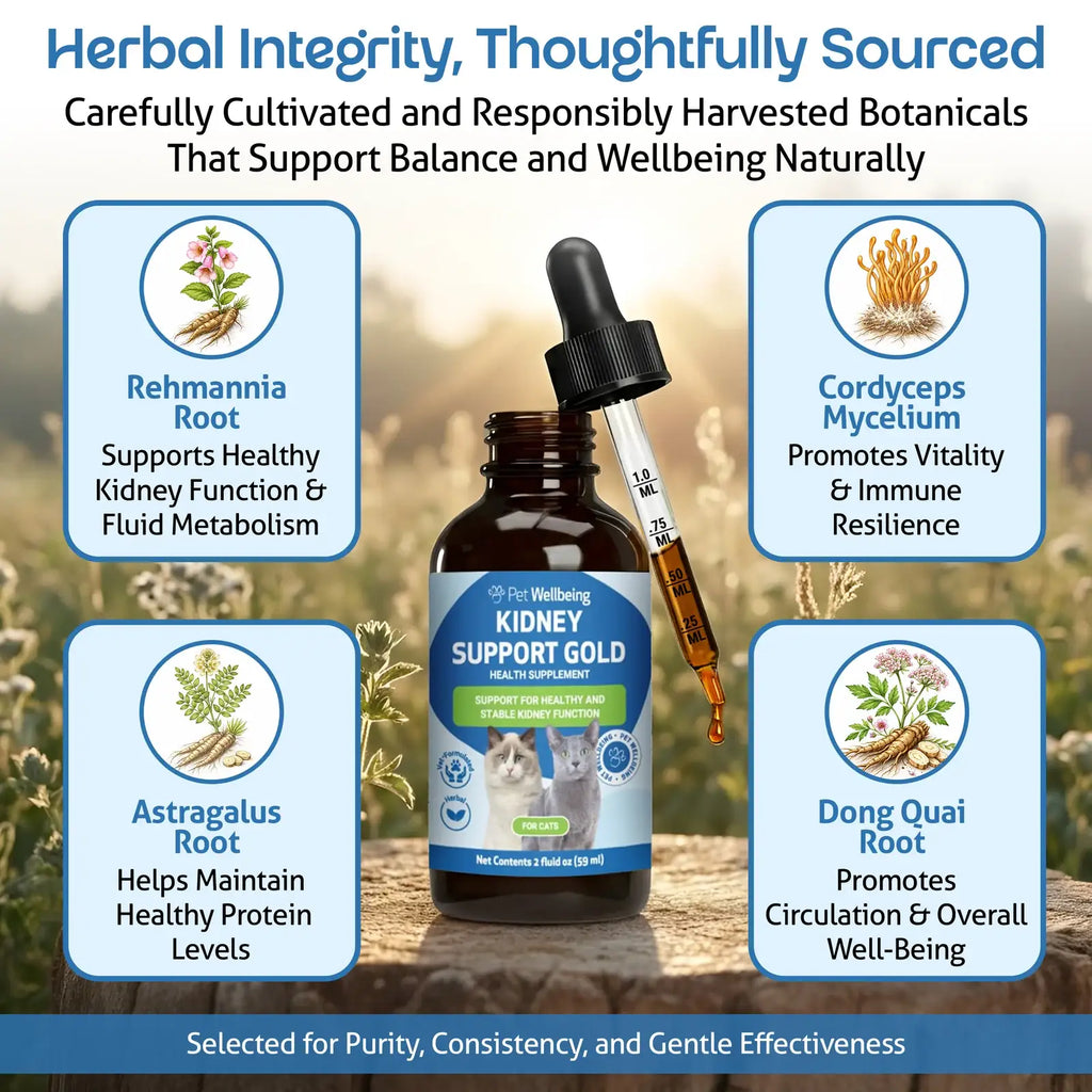 Cat Kidney Support Herbal Liquid Supplement