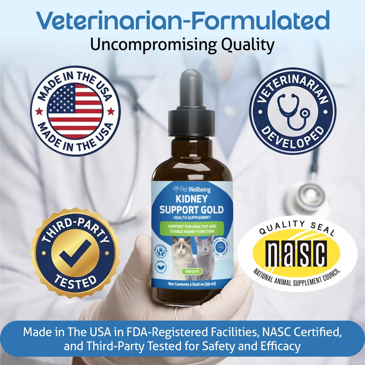 Cat Kidney Support Herbal Liquid Supplement