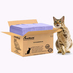 Cat Litter Box Pads and Liners with Quick-Dry Absorbency, Odor Control, Fresh or Unscented — 50 Count / Fresh Scent