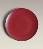 Ceramic Dinner Plates with Rimless Coupe Design in Nine Colors for Breakfast, Brunch, Lunch, Dinner and Everyday Meals