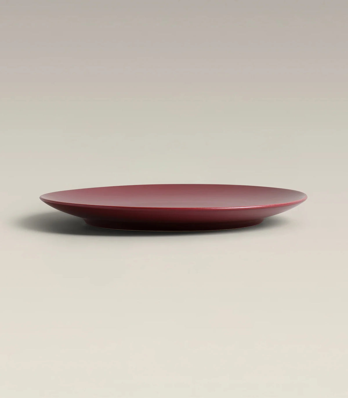 Ceramic Dinner Plates with Rimless Coupe Design in Nine Colors for Breakfast, Brunch, Lunch, Dinner and Everyday Meals