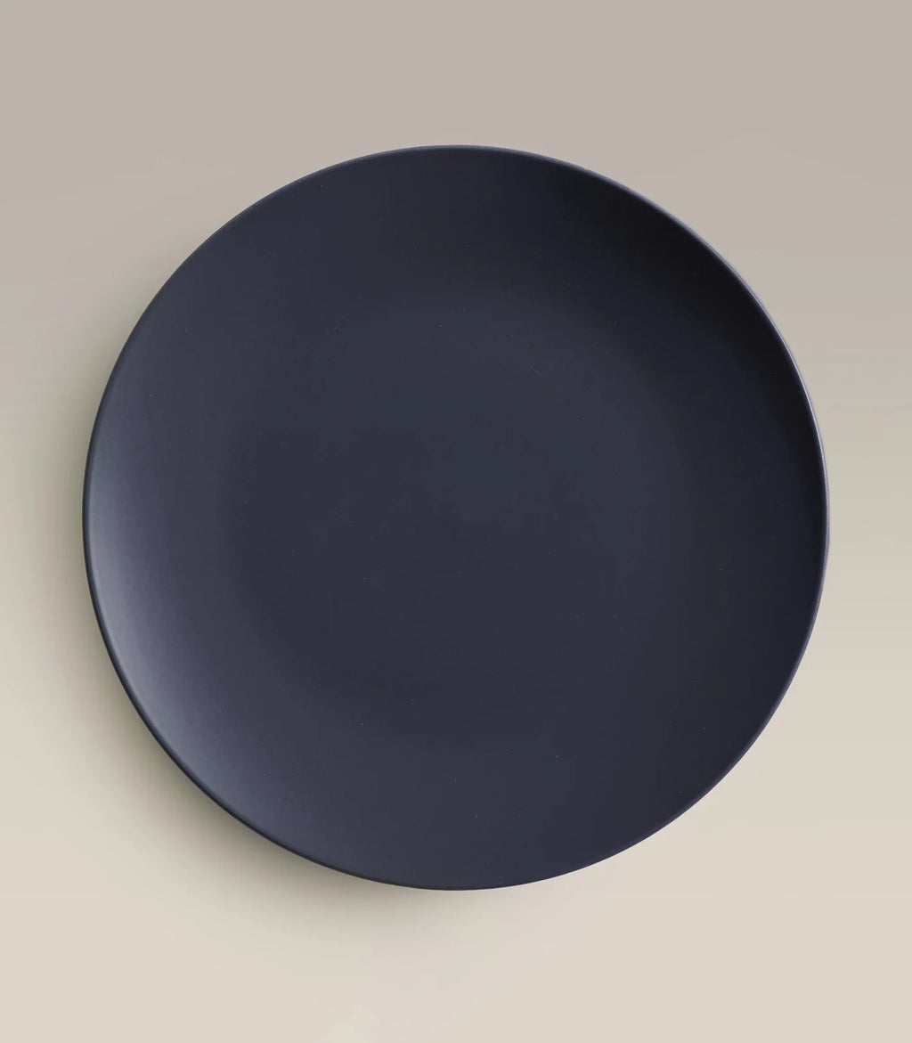Ceramic Dinner Plates with Rimless Coupe Design in Nine Colors for Breakfast, Brunch, Lunch, Dinner and Everyday Meals