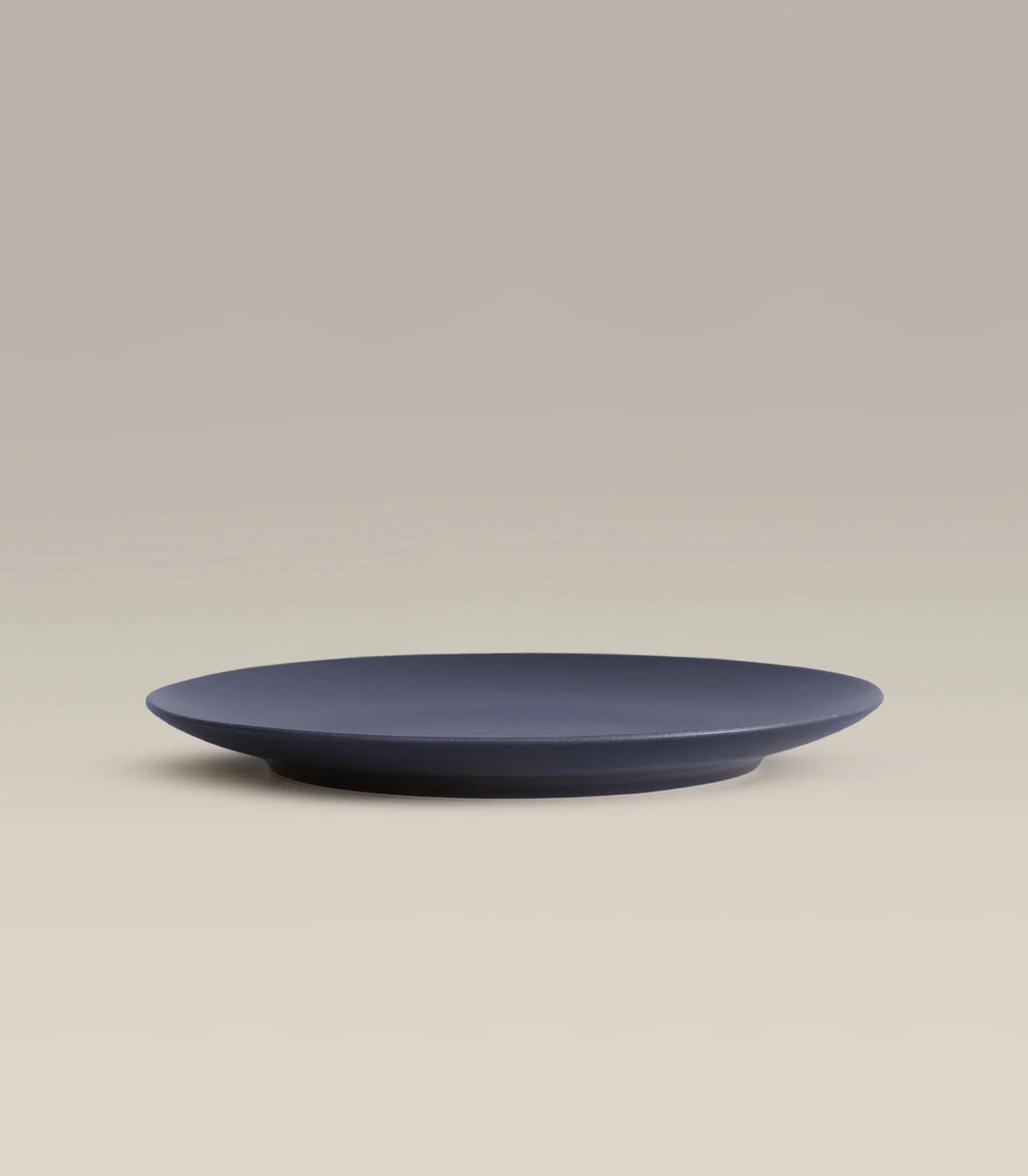 Ceramic Dinner Plates with Rimless Coupe Design in Nine Colors for Breakfast, Brunch, Lunch, Dinner and Everyday Meals