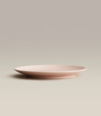Ceramic Dinner Plates with Rimless Coupe Design in Nine Colors for Breakfast, Brunch, Lunch, Dinner and Everyday Meals