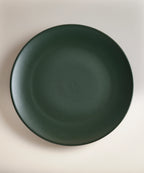 Ceramic Dinner Plates with Rimless Coupe Design in Nine Colors for Breakfast, Brunch, Lunch, Dinner and Everyday Meals