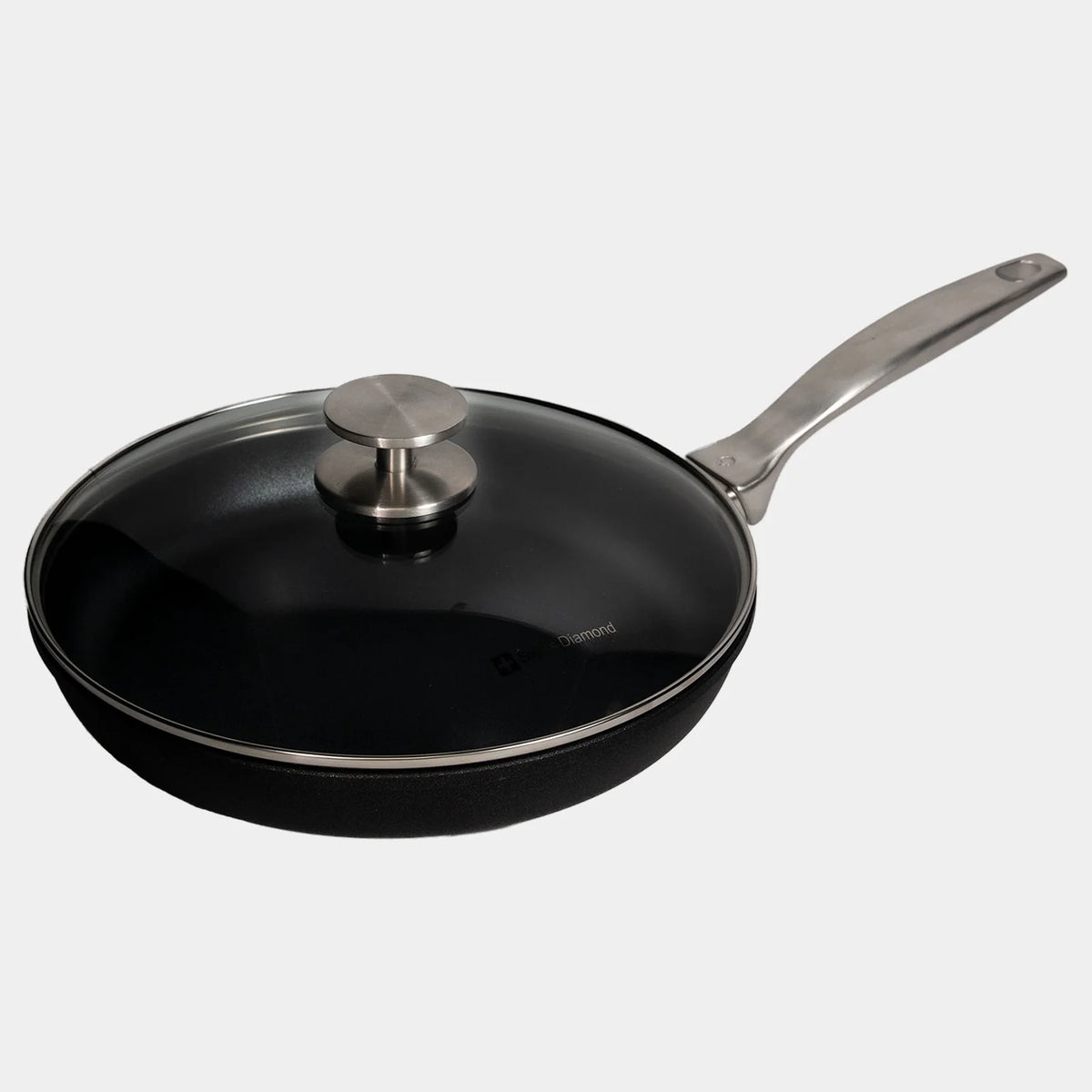 Ceramic Nonstick Fry Pan, 10.25"-Lid