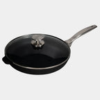 Ceramic Nonstick Fry Pan, 11"-Lid