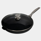 Ceramic Nonstick Fry Pan, 12.5"-Lid