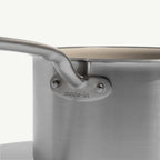 Ceramic Nonstick Saucepan with Full-Clad Stainless Base, Flared Pouring Lip and Stay-Cool Handle