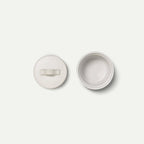 Ceramic Salt and Pepper Cellars Set with Fitted Lids and Small Spoons for Seasoning at the Stove or Table