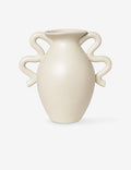 Ceramic Table Vase, Cream