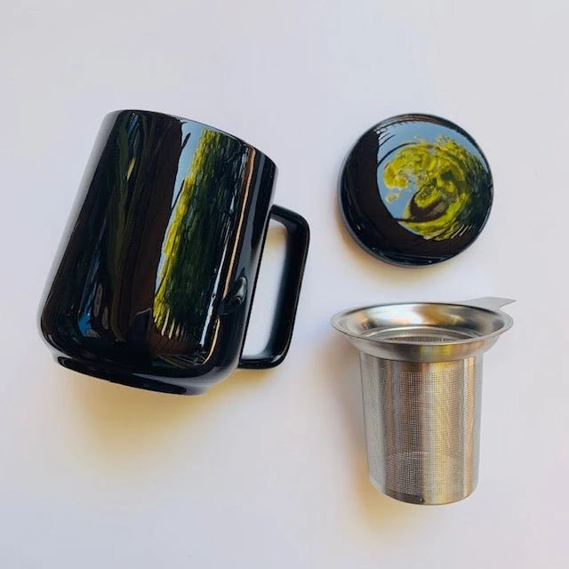 Ceramic Tea Mug, Black