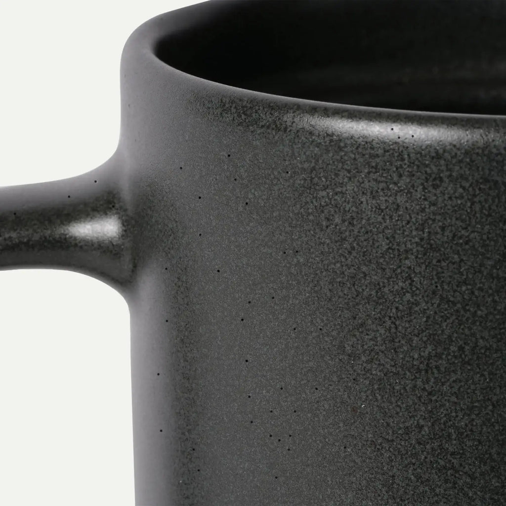 Ceramic Tea Mug Infuser Set with a Removable Fine-Mesh Strainer and Lid That Doubles as a Resting Tray