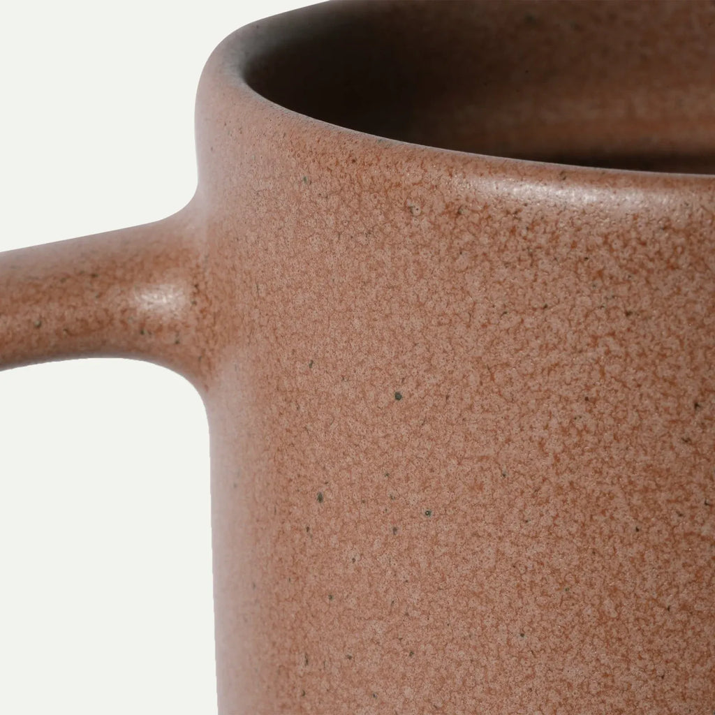 Ceramic Tea Mug Infuser Set with a Removable Fine-Mesh Strainer and Lid That Doubles as a Resting Tray