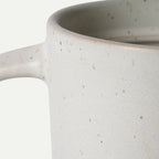 Ceramic Tea Mug Infuser Set with a Removable Fine-Mesh Strainer and Lid That Doubles as a Resting Tray