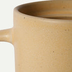 Ceramic Tea Mug Infuser Set with a Removable Fine-Mesh Strainer and Lid That Doubles as a Resting Tray