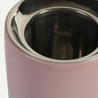 Ceramic Tea Mug Infuser Set with a Removable Fine-Mesh Strainer and Lid That Doubles as a Resting Tray