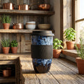 Ceramic Travel Cup, Dark Blue