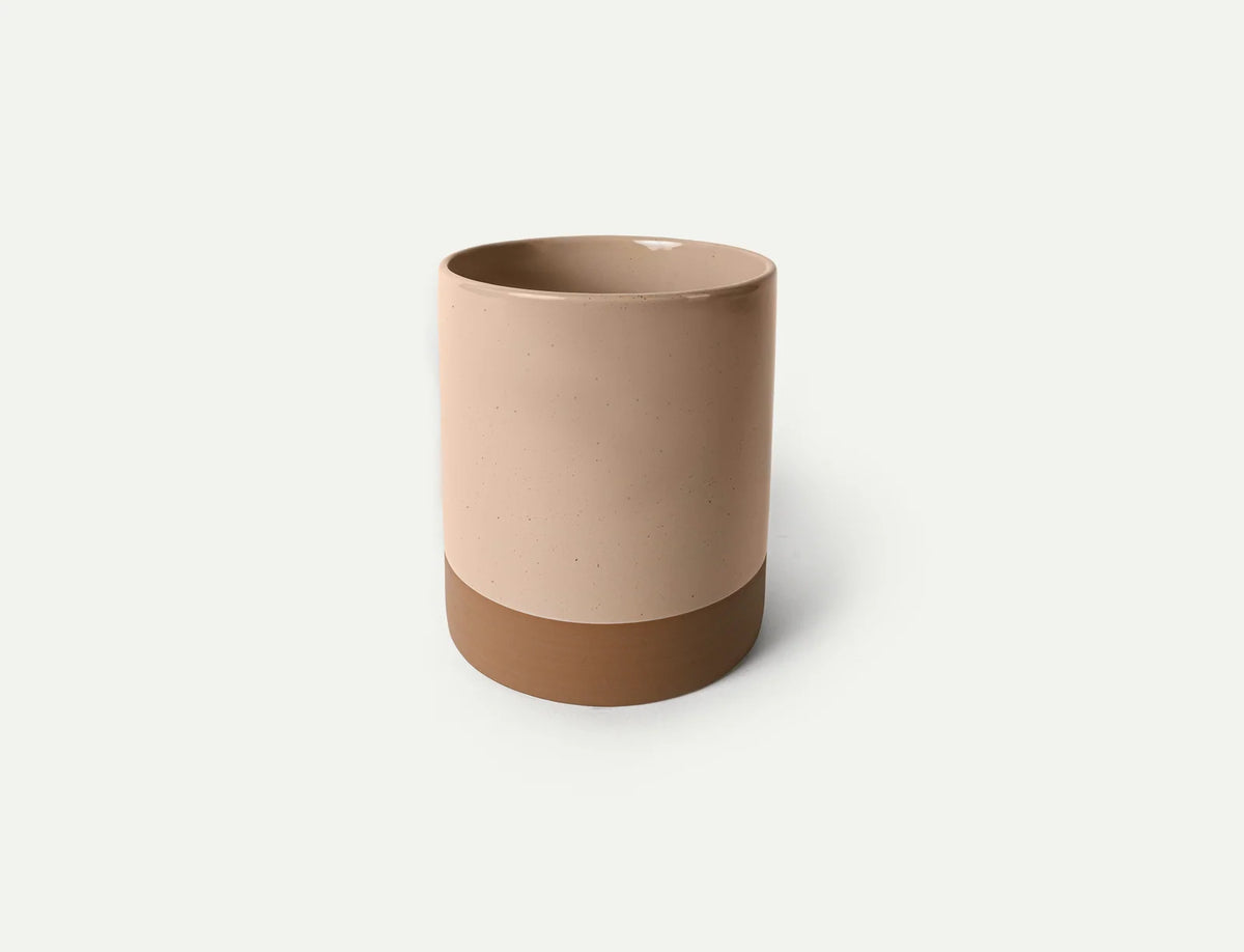 Ceramic Utensil Holder with a Wide Mouth and Stable Base for Easy Access to Everyday Cooking Tools