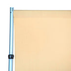 Champagne Spandex Backdrop Drape Curtain, 12 ft x 60 in Stretch