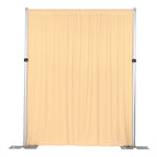 Champagne Spandex Backdrop Drape Curtain, 12 ft x 60 in Stretch