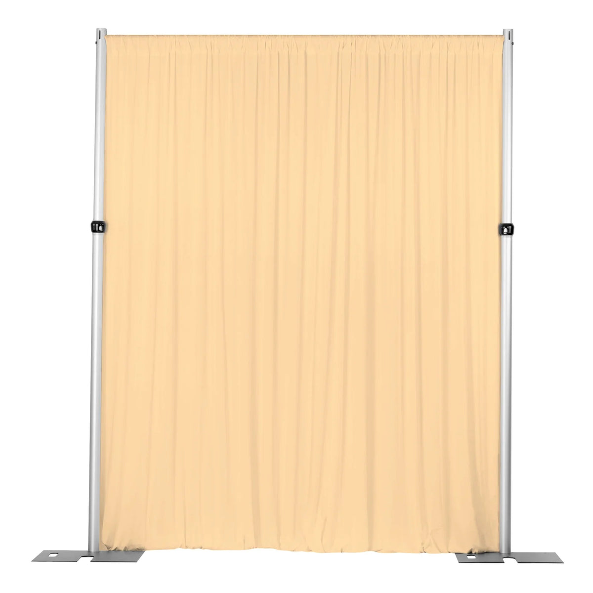 Champagne Spandex Backdrop Drape Curtain, 12 ft x 60 in Stretch