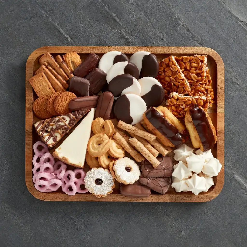 Charcuterie Board with Clear Locking Lid, 11x14-Inch Dual-Function Serving Platter, Select Compartments
