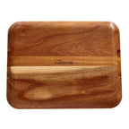 Charcuterie Board with Clear Locking Lid, 11x14-Inch Dual-Function Serving Platter, Select Compartments
