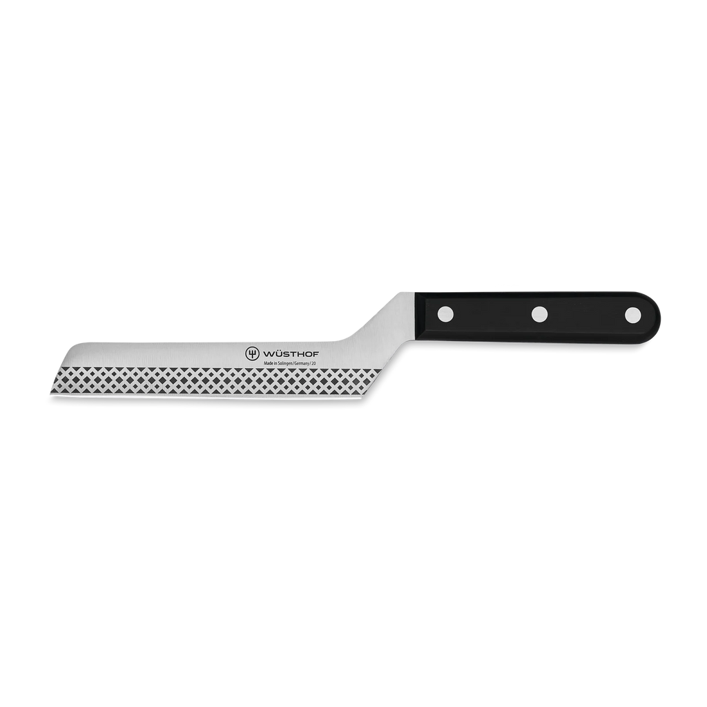 Cheese Knife with Stable Sharp Blade and Nonstick Etching for Hard and Semi-Hard Cheese Slicing