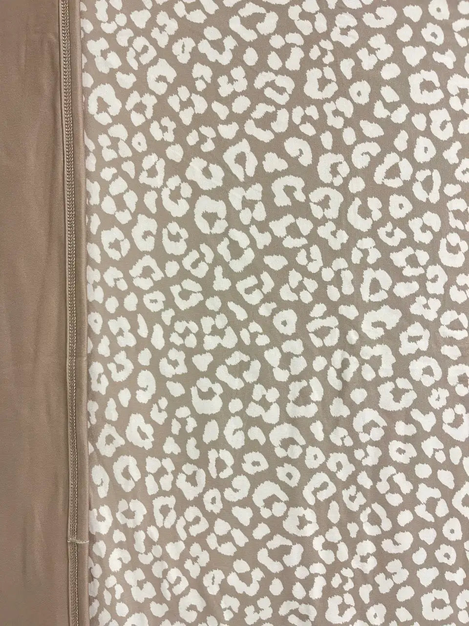 Cheetah Blanket in Tan Print and Dark Tan Solid Back, Featuring Soft Brushed Fabric on Both Sides