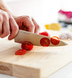 Chef's Knife in Red, 6.5-Inch Size