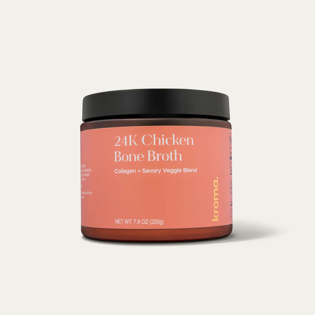 Chicken Bone Broth Instant Meal Drink with 12g Protein, 80 Calories, Collagen and Turmeric