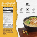Chicken Bone Broth Ramen Noodle Soup Pillow Packs, Organic