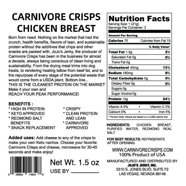 Chicken Breast Crisps
