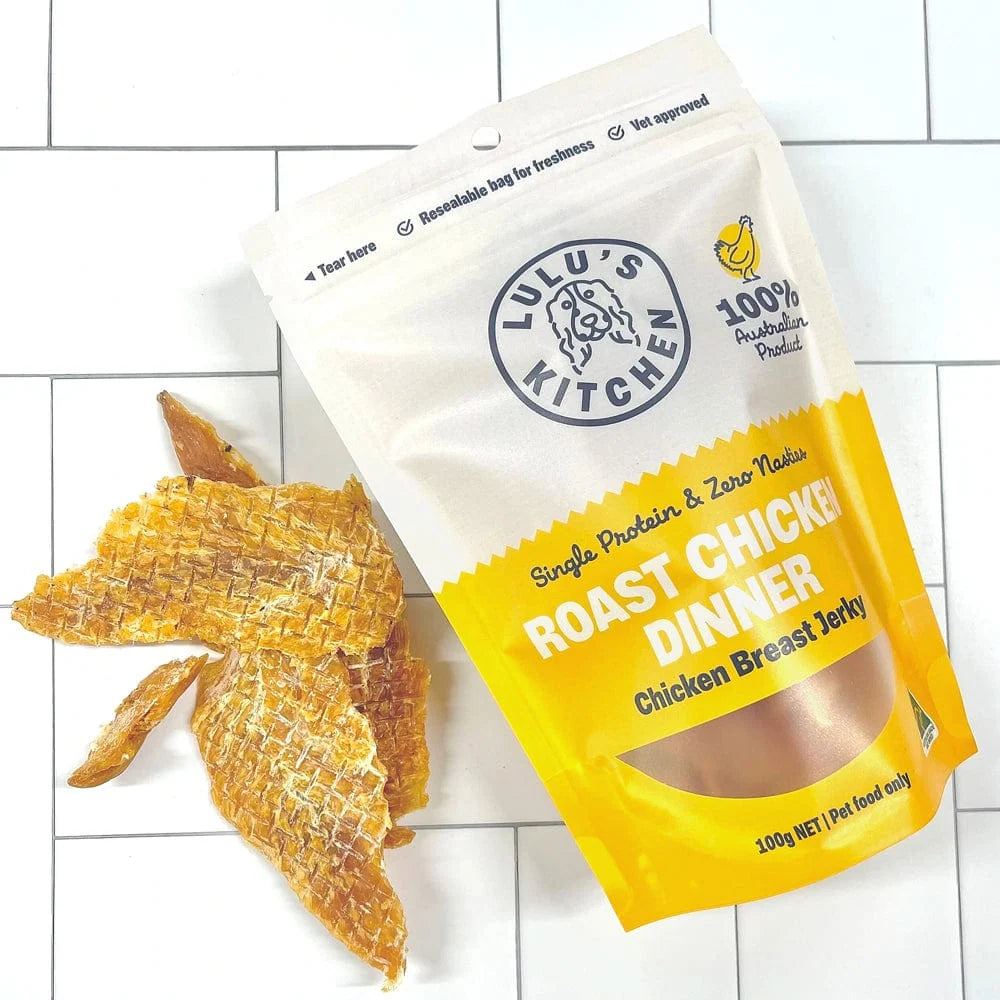 Chicken Jerky Dog Treats Made from Australian Chicken Breast