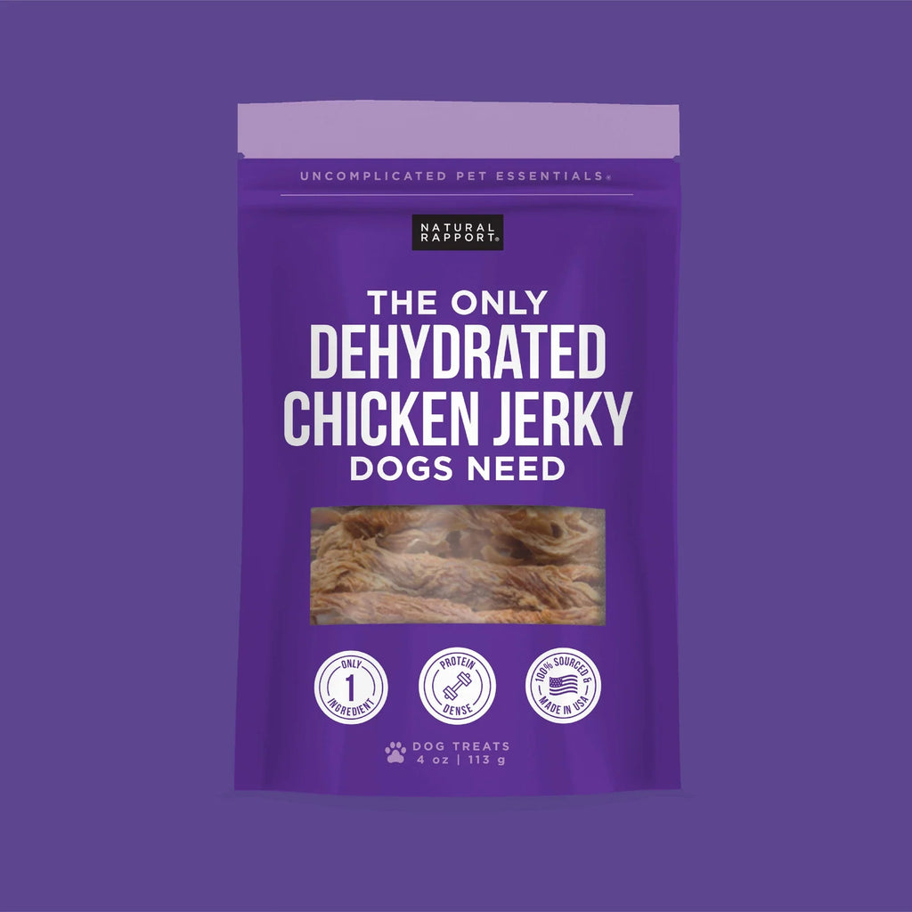 Chicken Jerky Dog Treats Made from Single-Ingredient Chicken