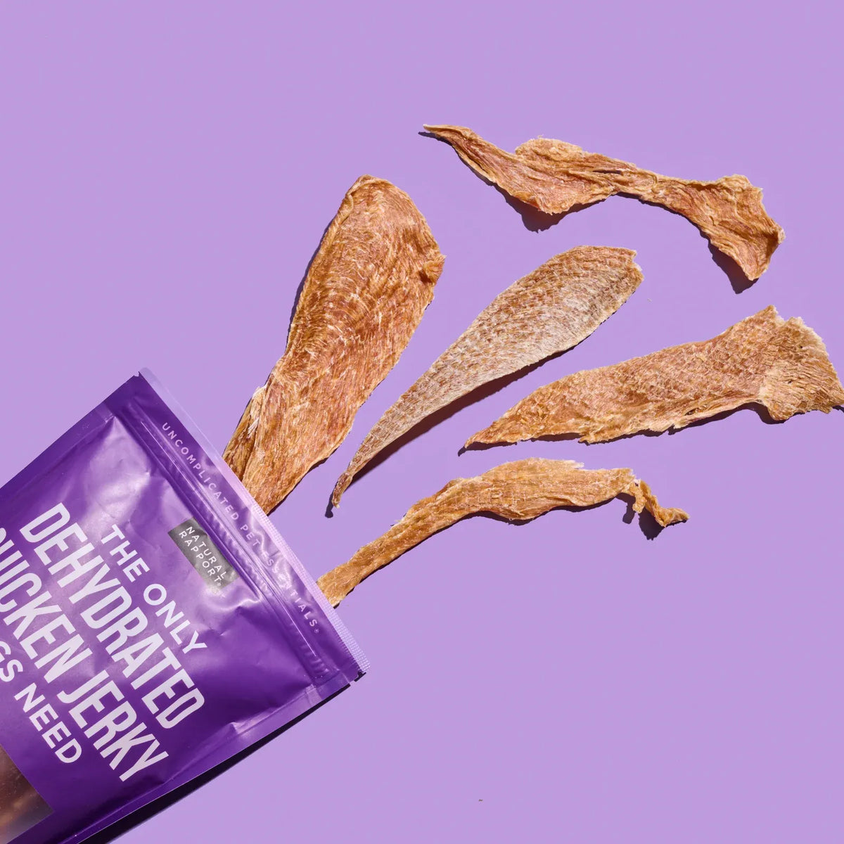 Chicken Jerky Dog Treats Made from Single-Ingredient Chicken