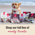 Chicken Jerky Dog Treats with Cage-Free Chicken, Oats, Apples and Blueberries, Soft 4 oz Harvest Bars