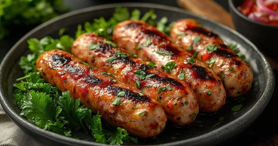 Chicken Sausages in Paleo Andouille Style, Pork-Free 3-Pack Made
