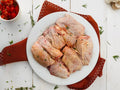 Chicken Thighs Bone-In Skin-On, Air-Chilled Florida Farm Pack in