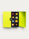 Chocolate Gift Box of 16 Assorted Pieces in a Green Presentation Box for Birthdays and Anniversaries
